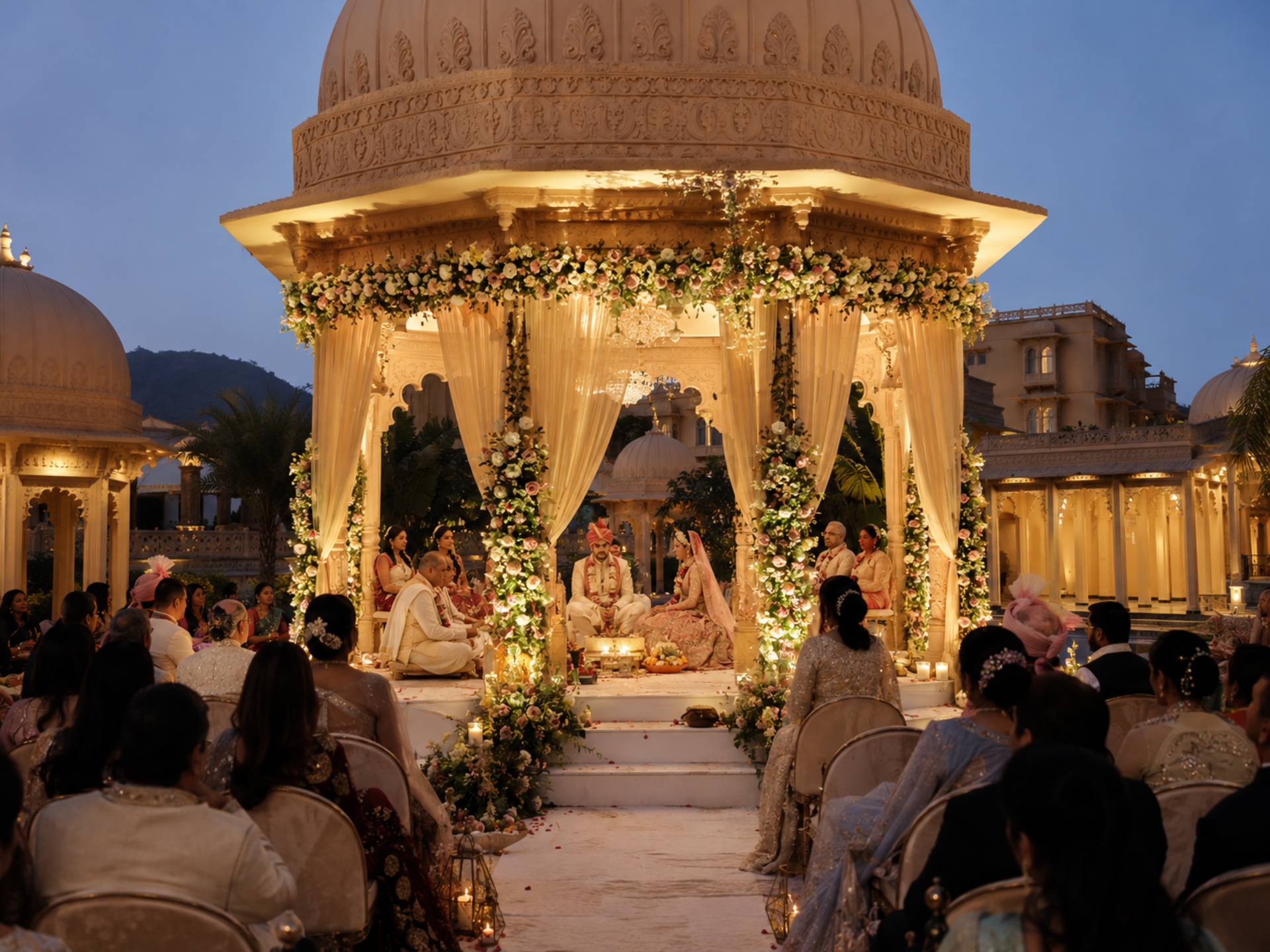 Celebrate Magnificently - Wedding Courtyard
